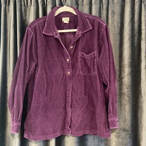 Women’s LL Bean velvet jacket